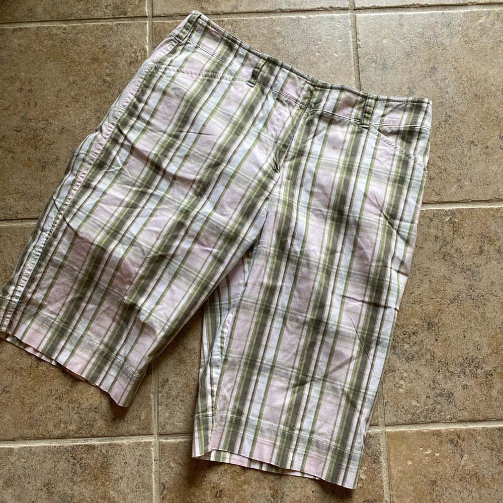 Jones N.Y. - Lady plaid Bermuda shorts, Size: 8